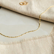 Daisy London |  Isla Tidal Twist Sterling Gold plate Necklace