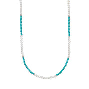 Daisy London | Pearl & Turquoise Beaded Necklace