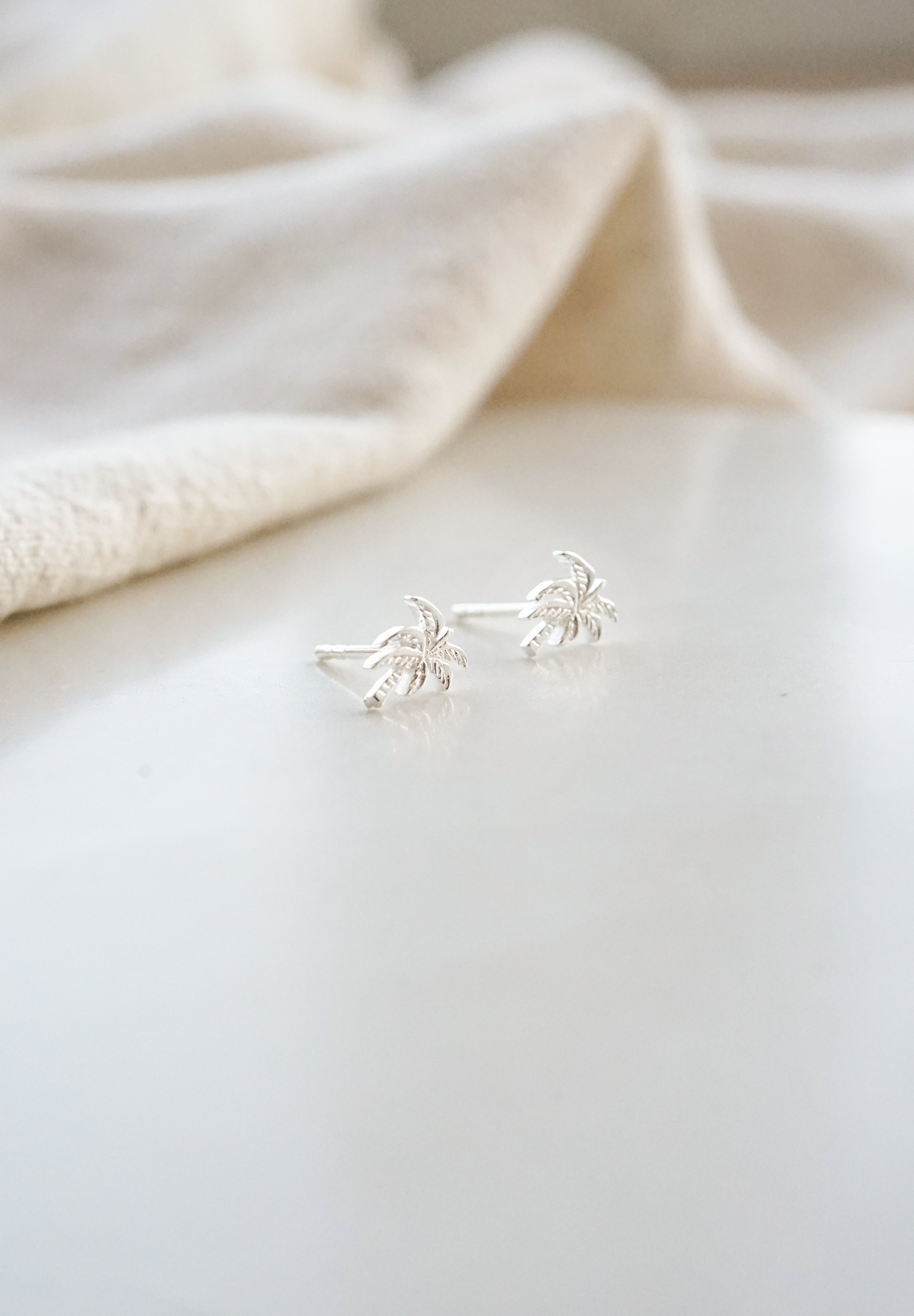 Daisy London |  Palm Tree Stud Earrings