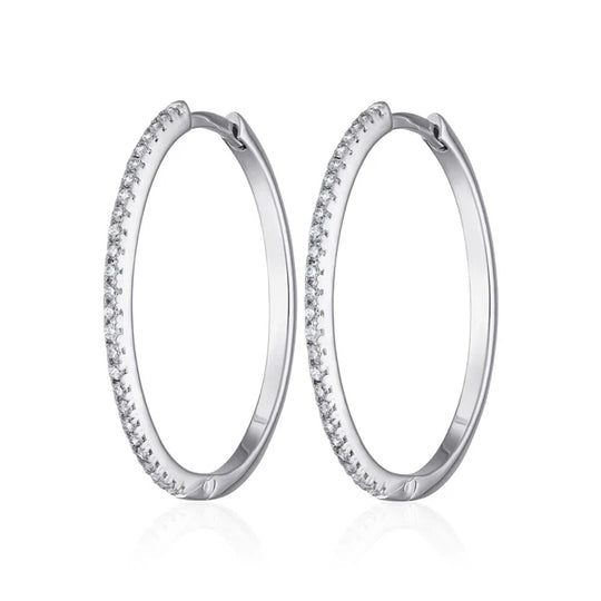 Scream Pretty | Slim Sparkling Perfect Hoops