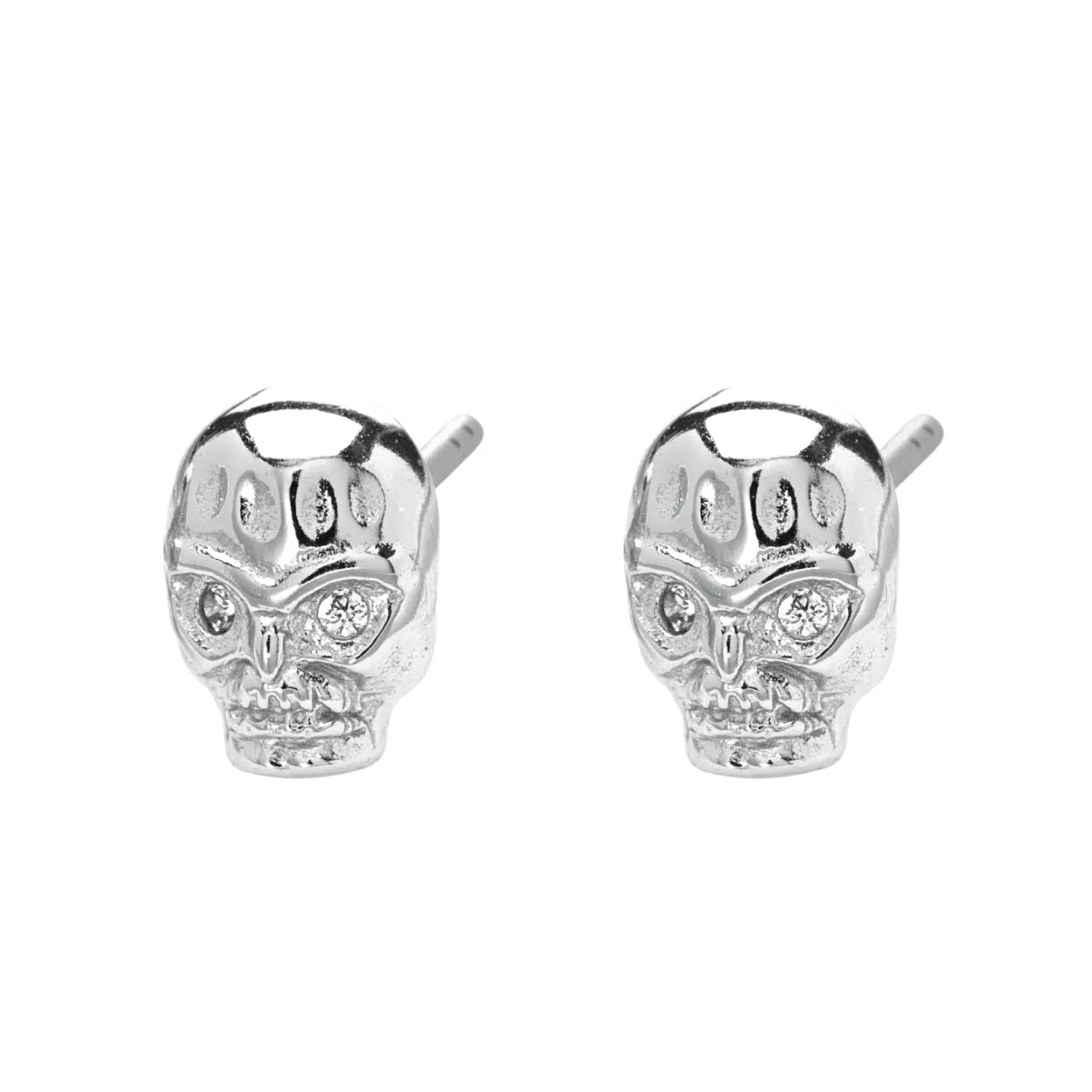 Scream Pretty |  Skull Stud Sterling Silver Earrings