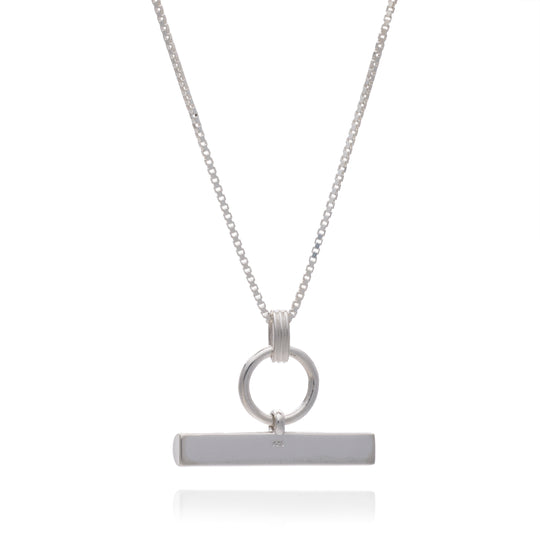 Rachel Jackson | Sterling Silver T-Bar Necklace