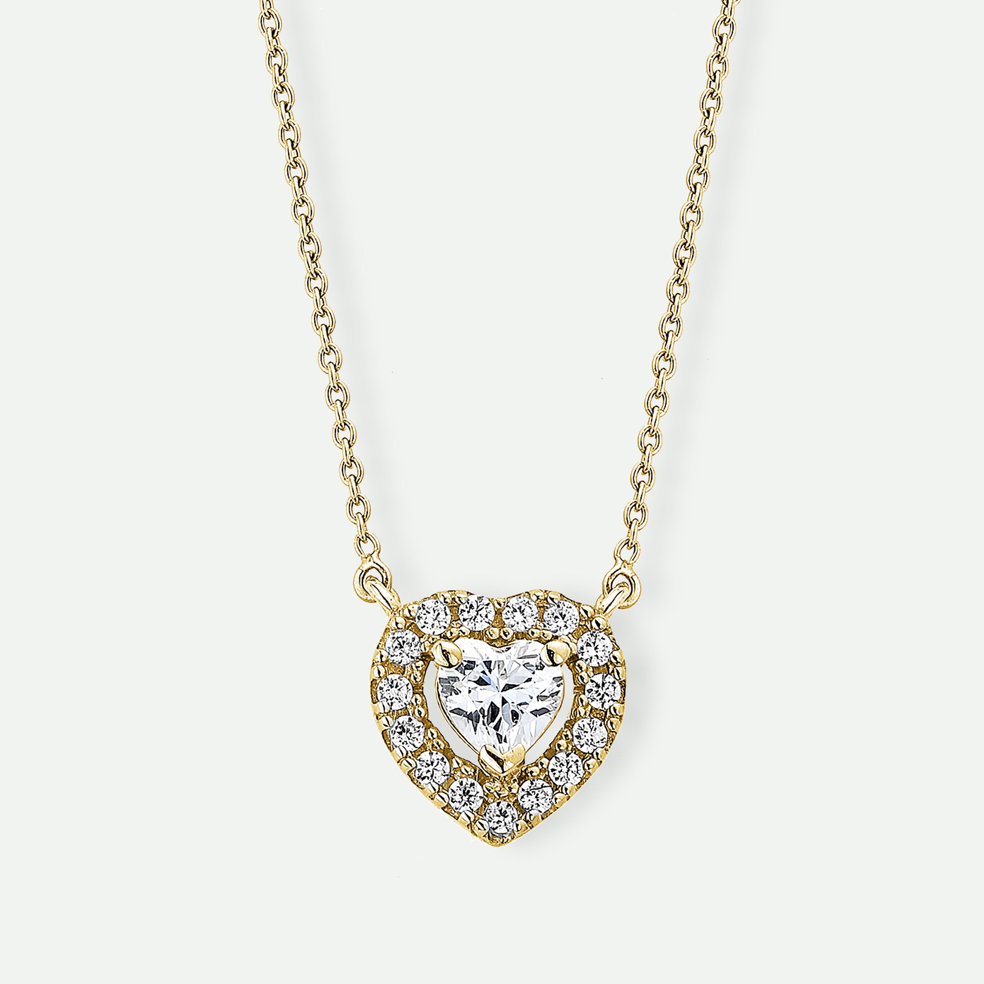 Tessa | 9ct Yellow Gold 0.25ct tw Lab Grown Diamond Necklace-0