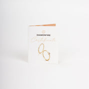 Diamonfire | Shell Pearl Drop Hoop Earrings