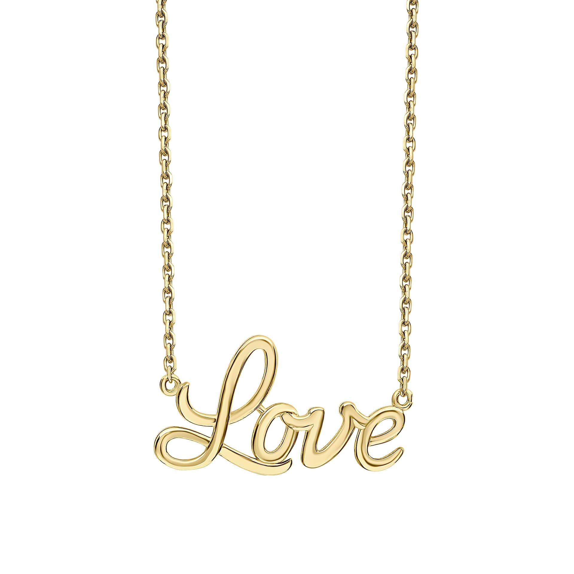 Penmans |  9ct Gold LOVE Necklace