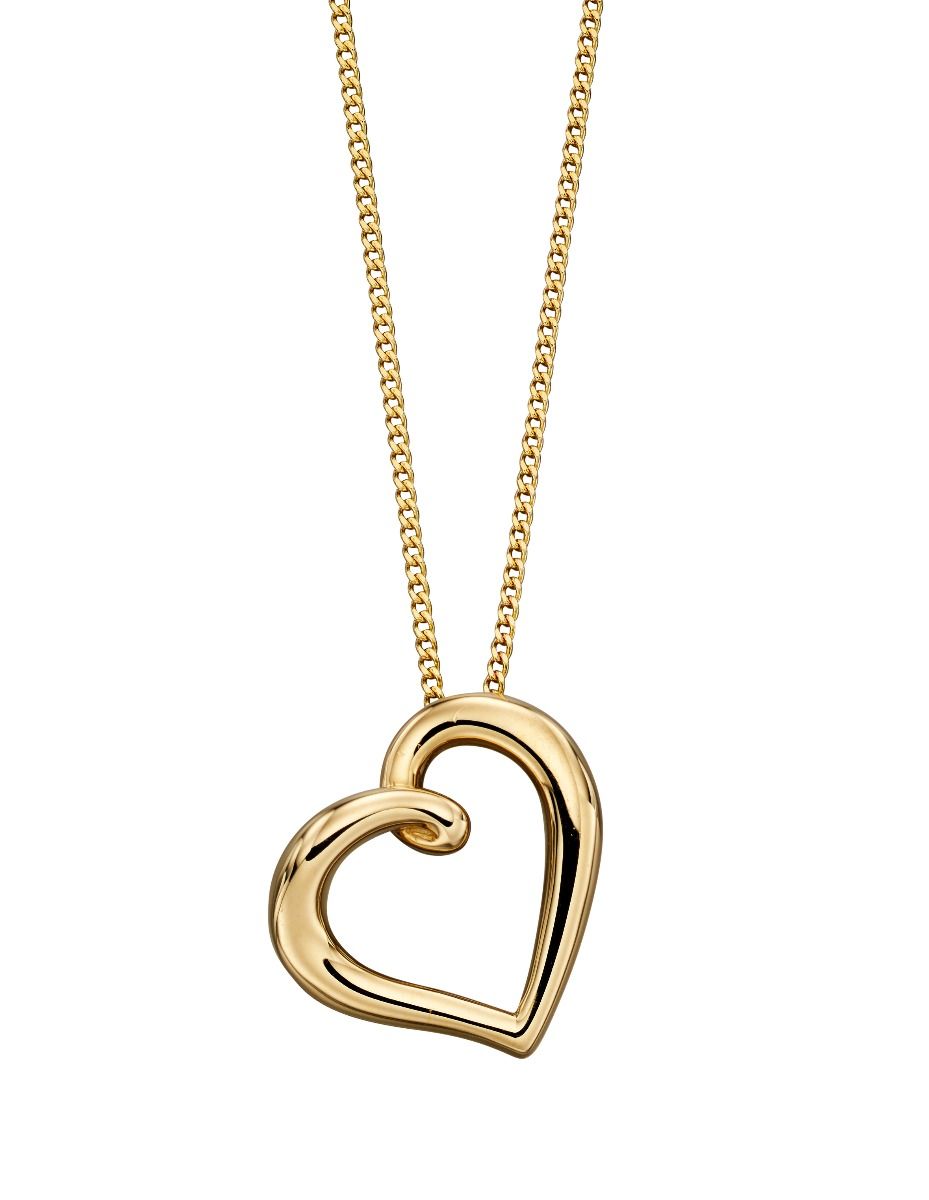 Penmans | 9ct Yellow Gold Open Heart Pendant