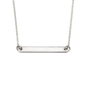 Penmans |  ID Bar Silver Necklace