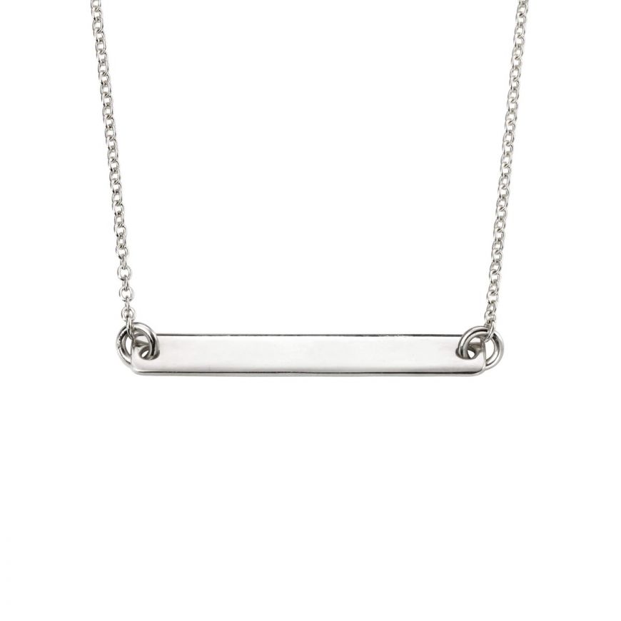 Penmans |  ID Bar Silver Necklace