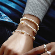 Daisy London | Pearl Chunky Chain Bracelet