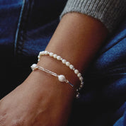 Daisy London | Pearl Chunky Chain Bracelet