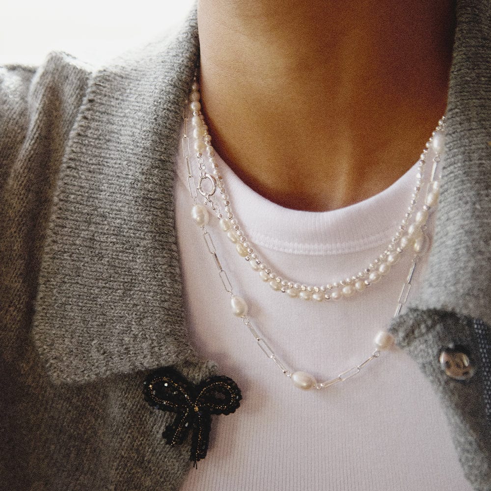 Daisy London | Pearl Chunky Chain Necklace