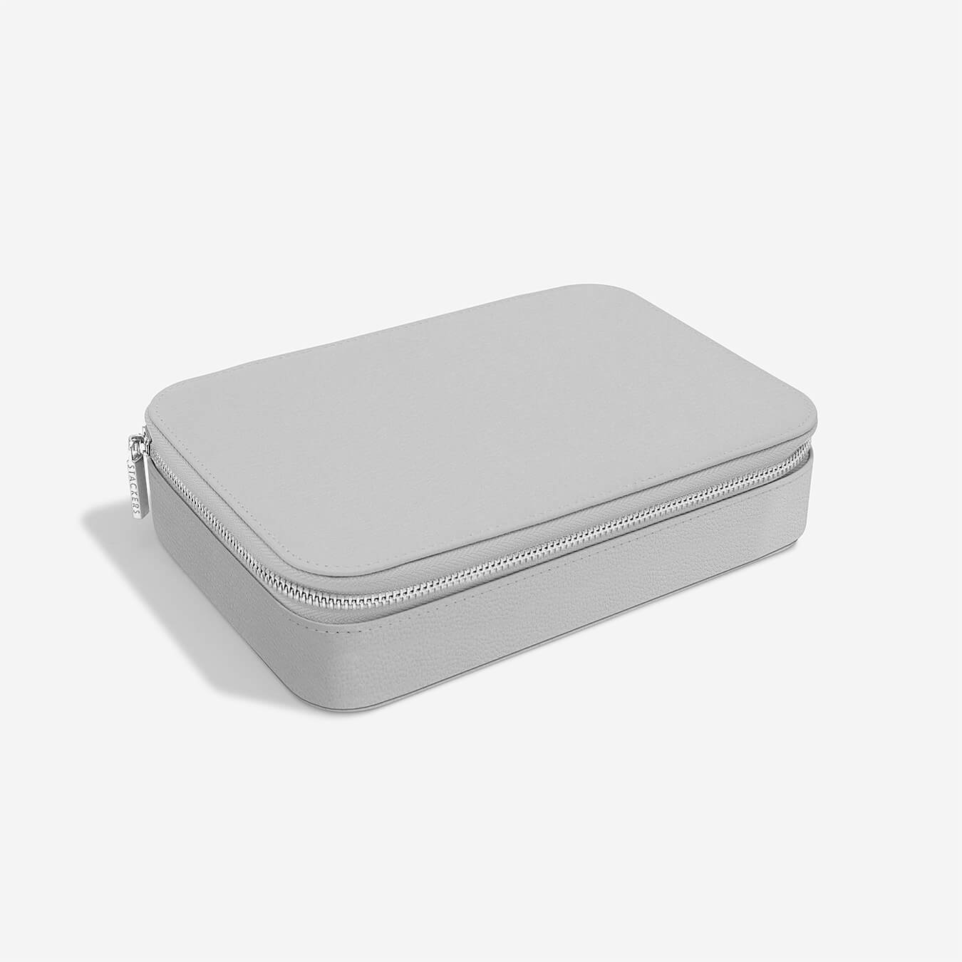 Stackers |  Zipped Jewellery & Accessory Box - Pebble Grey