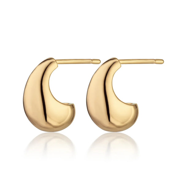 Scream Pretty | Teardrop Gold Plated Earrings