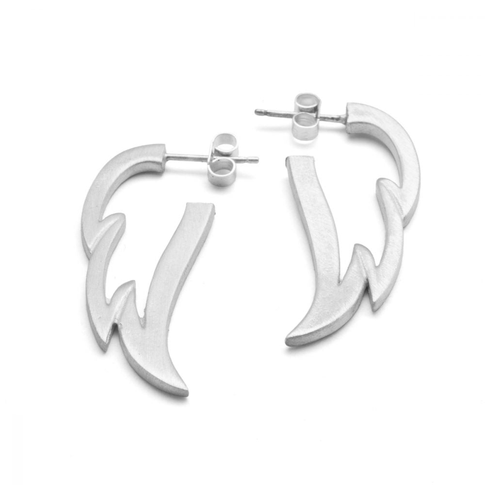 Chambers & Beau | Whoop Earrings - Silver