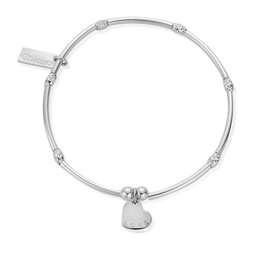 ChloBo |  Mini Noodle Sparkle Heart Bracelet