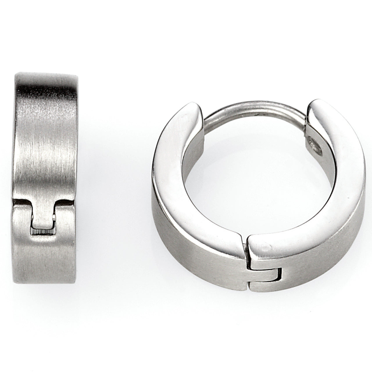 Stainless steel shop huggie hoops